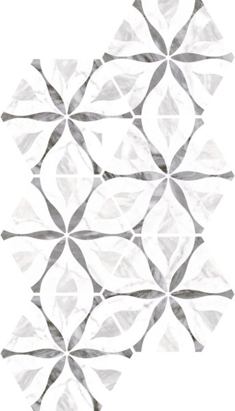 equipe/bardiglio/eqipe-bardiglio-flower-hexagon-175x20